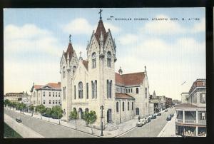 Atlantic City, New Jersey/NJ Postcard, Saint Nicholas Church