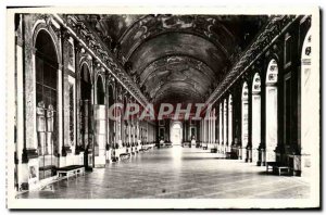 Old Postcard Versailles Palace Galerie Des Glaces