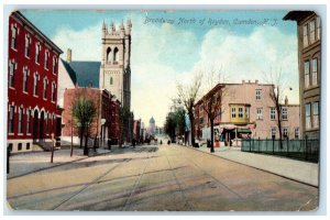 c1910's View Of Broadway North Of Royden Camden New Jersey NJ Antique Postcard