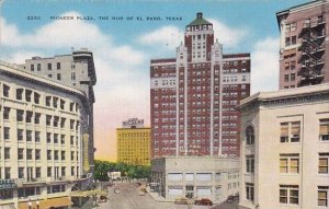 Texas El Paso Pioneer Plaza The Hub Of El Paso 1943