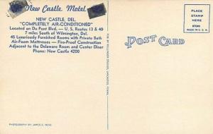DE, Wilmington, Delaware, New Castle Motel, Melliger Studios No. 87086