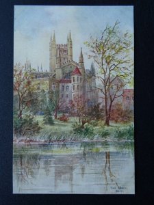 Somerset Collection 4 x BATH Artist Impressions c1908 Postcard by J.W. Ruddock