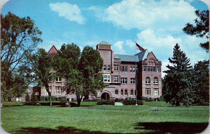 Vtg Main Building Wesleyan University Lincoln Nebraska NE Chrome Postcard