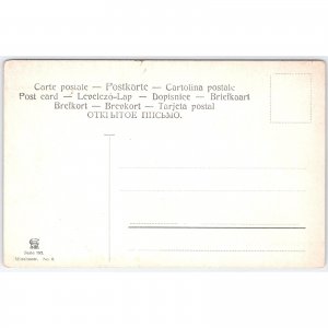 Postcard Algiers Algeria Harbor View Boats