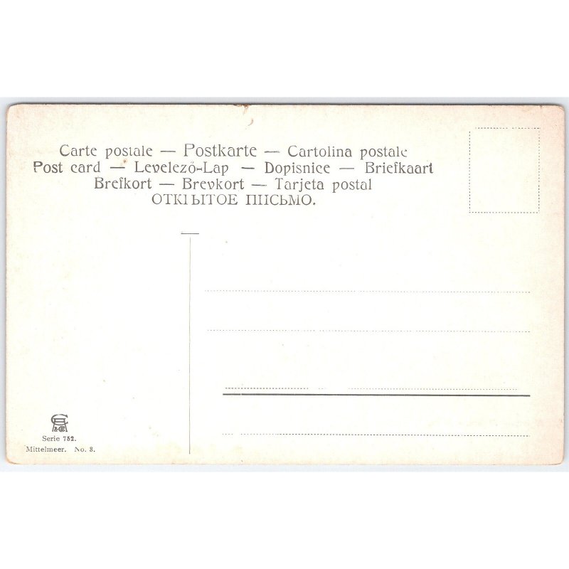 Postcard Algiers Algeria Harbor View Boats