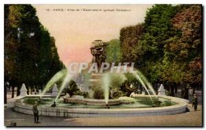 Paris - 6 - Garden of Luxembourg - Fontaine Carpeaux - Allee of & # 39Observa...