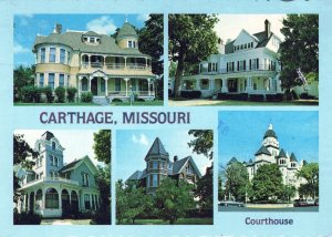 VINTAGE POSTCARD CONTINENTAL SIZE THE COURTHOUSE AT CARTHAGE MISSOURI