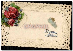 Old Postcard Fantasy Bonen year Embroidery