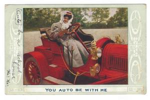 You Auto Be With Me. 1910 partial Parker, IN cancel.