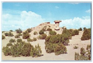 c1960 Camel Rock Natural Rock Formation Santa Fe New Mexico NM Unposted Postcard