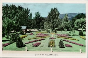 Kelowna BC City Park Unused Gowen Sutton RPPC Postcard G88