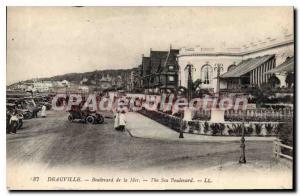 Old Postcard Deauville Boulevard de la Mer