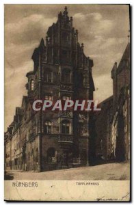 Postcard Old Nurnberg Topplerhaus