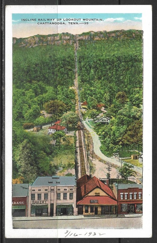 Tennessee, Chattanooga - Incline Railway - Lookout Mountain - [TN-044]