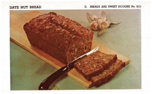 Vintage 1950 Date Nut Bread Print Cover 5x8 Crafts Food Decor