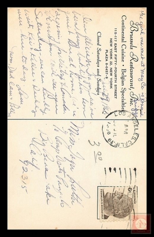 Brussels Restaurant, New York City