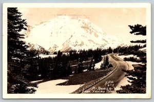 RPPC  Mt. Rainier  Washington  Yakima Park   Photo Postcard  1961