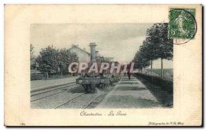 Old Postcard Chartrettes The Train Station