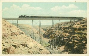 Arizona California Limited Train C-1910 Detroit Publishing Postcard 21-369