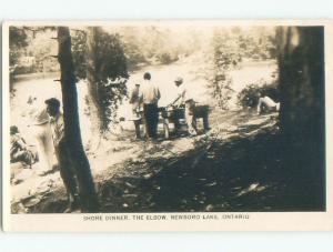 Pre-1949 rppc NICE VIEW Newboro - Between Kingston & Smiths Falls ON W1069