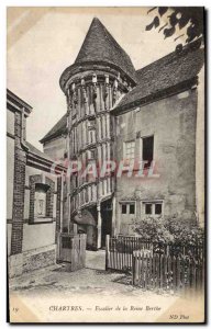 Old Postcard Chartres Queen's Staircase Berthe