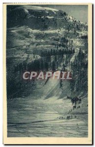Old Postcard Dauphine Its Surroundings Lautaret Col du Mont Genevre the leap ...
