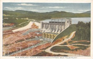 Monroe New Hampshire 1934 Postcard Fifteen Mile Falls Plant