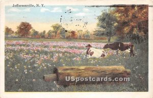 Cows and Flowers - Jeffersonville, New York NY  