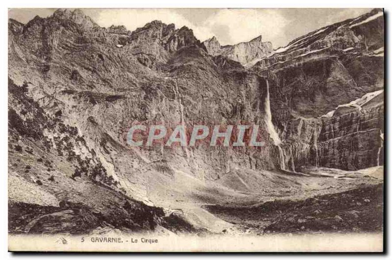 Old Postcard Gavarnie Cirque