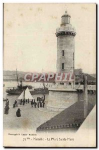 Marseille - Lighthouse St. Mary - lighthouse - Old Postcard