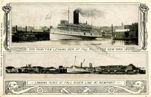 MA - Fall River. Fall River Line, Steamers