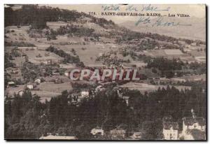 Saint Gervais les Bains Old Postcard Villas