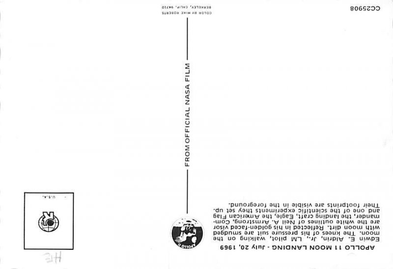 Apollo 11 Moon Landing 25404 Space Unused 