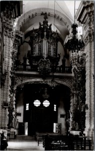 RPPC Postcard Mexico Guerrero Catholic Church of Santa Prisca de Taxco 1940s K45