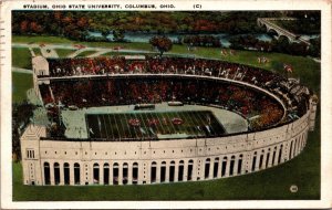 Stadium, Ohio State University, Columbus, Ohio Postcard