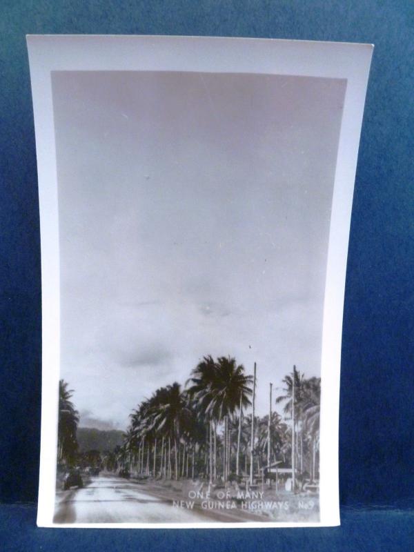 Postcard New Guinea Grogan RPPC Real Photo WW2 One of Many New Guinea Highways