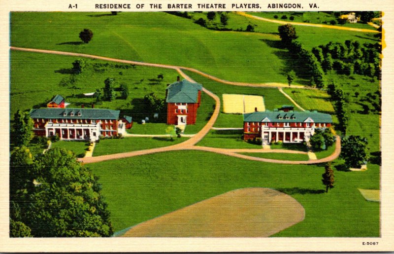 Virginia Abingdon Residence Of The Barter Theatre Players