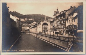 Czech Republic Karlovy Vary Sprudel Kolonnade Karlsbad Vintage RPPC C126