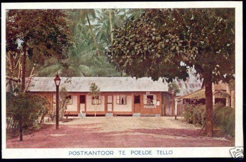 indonesia, BATOE BATU, Poeloe Tello, Post Office 1920s