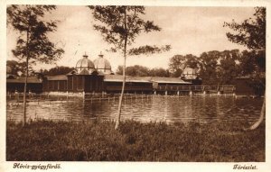 Hungary Hévíz Gyógyfürdö Heviz Vintage Postcard 04.01