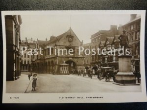 SHREWSBURY Old Market Hall - wonderful street scene Old RP 160515