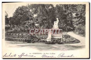 Old Postcard Compiegne Park Muse