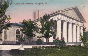Arlington Virginia VA Custis-Lee Mansion Postcard C07