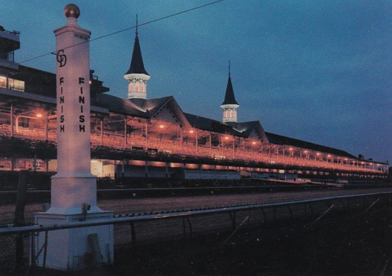 Kentucky Louisville Churchill Downs At Night