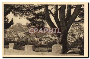 Old Postcard Les Baux (B and R) Overview