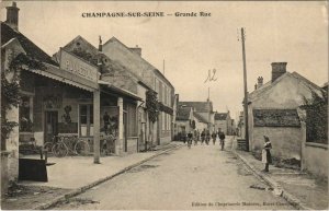 CPA CHAMPAGNE-SUR-SEINE Grande Rue (979976)