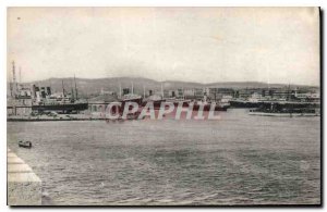 Postcard Old Marseille Le Bassin de la Joliette Docks Ioliette