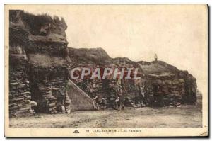 Old Postcard Luc Sea Cliffs