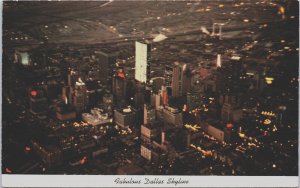 USA Texas Fabulous Dallas Skyline Vintage Postcard C213
