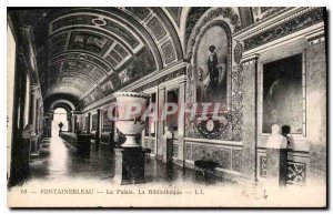 Old Postcard Fontainebleau Palace the Bibiliotheque